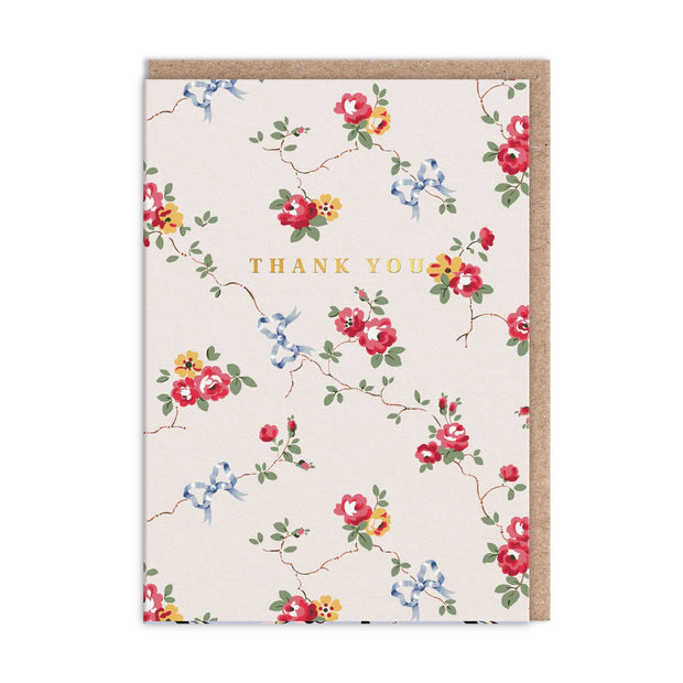 Floral Set of 6 Thank You Card Set (10693)