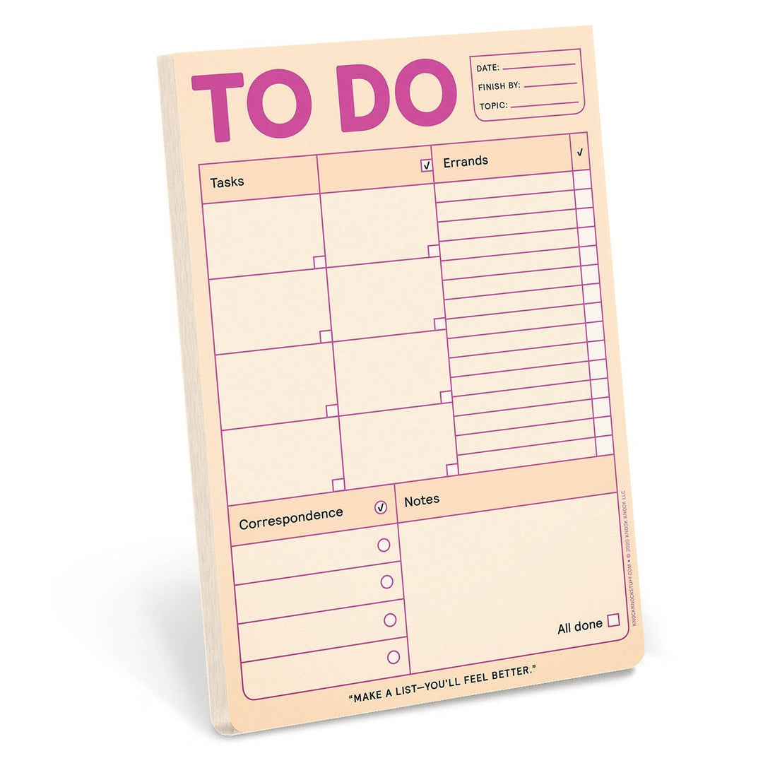 To Do Pad (Pastel Orange)