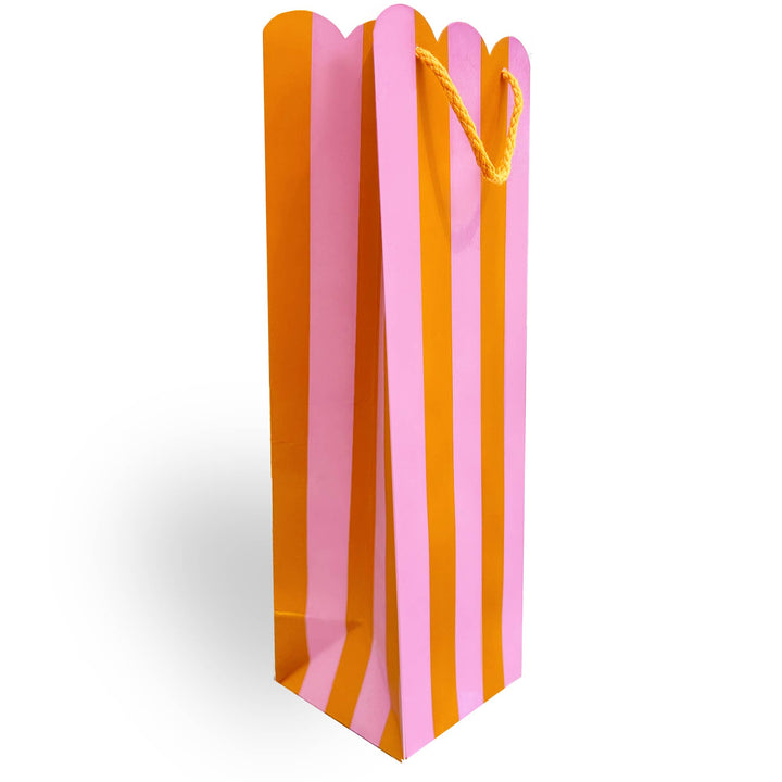 Citrus Scallop Wine Gift Bag