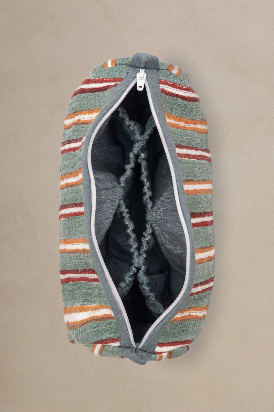 Linen Strand Quilted Pouch
