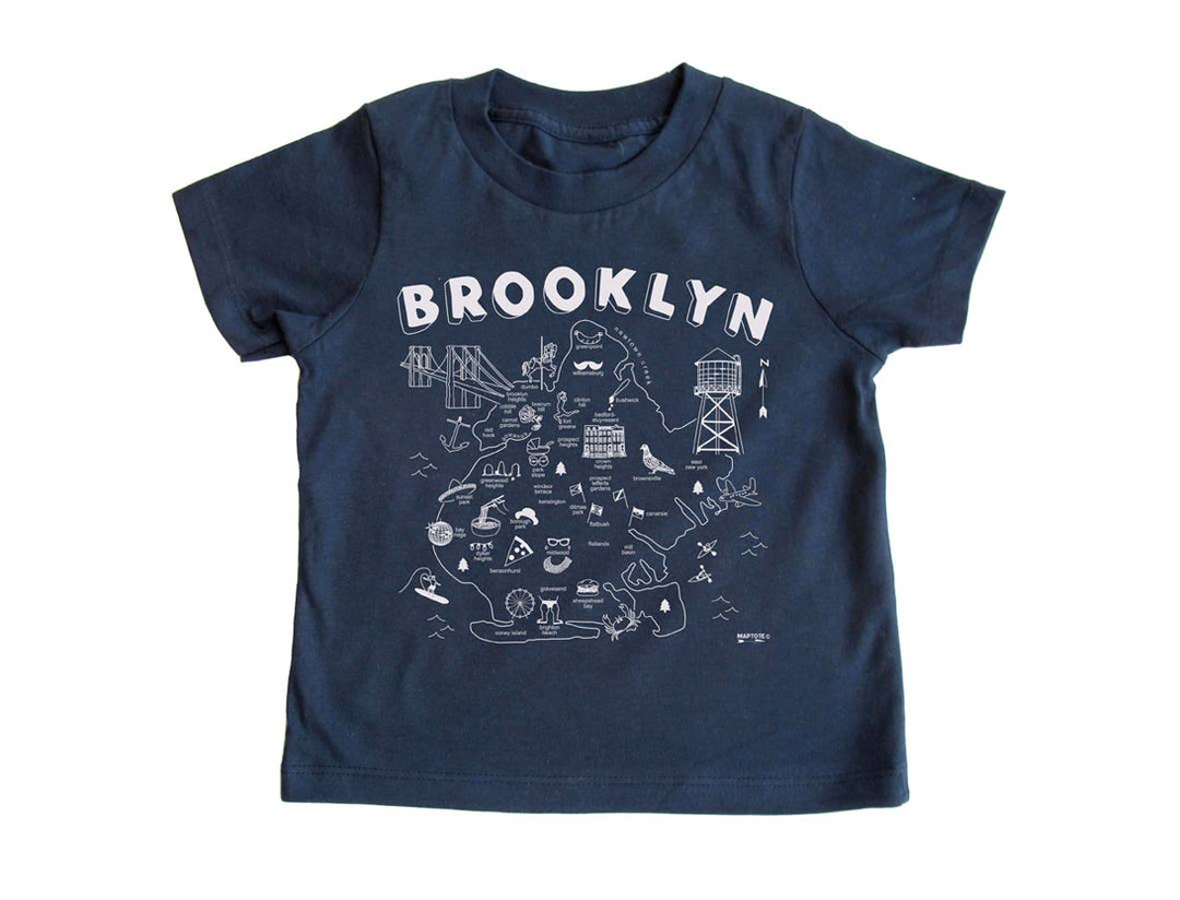 Red 4T Brooklyn Toddler Tee