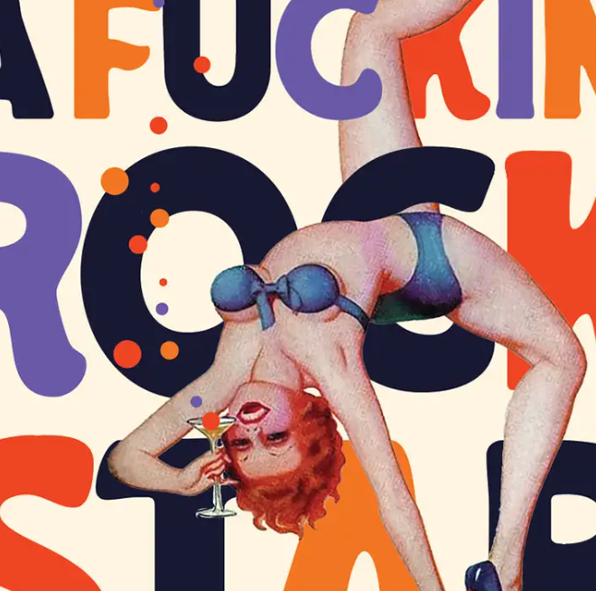 SEXY ROCKSTAR! congratulations birthday card