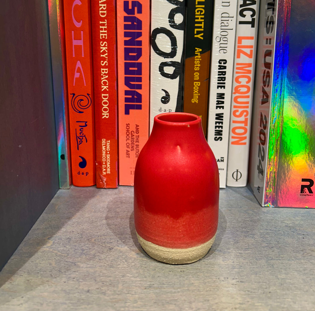 Clay Crew Collaboration Bud Vase - Red