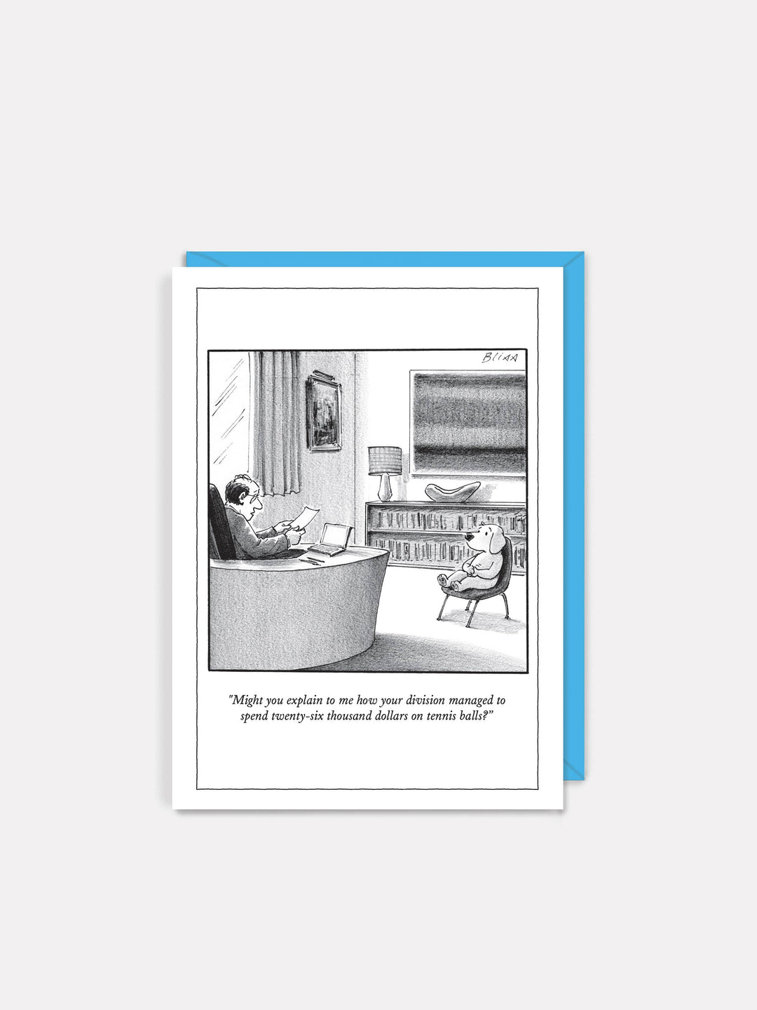 Business Expenses New Yorker Cartoon Card