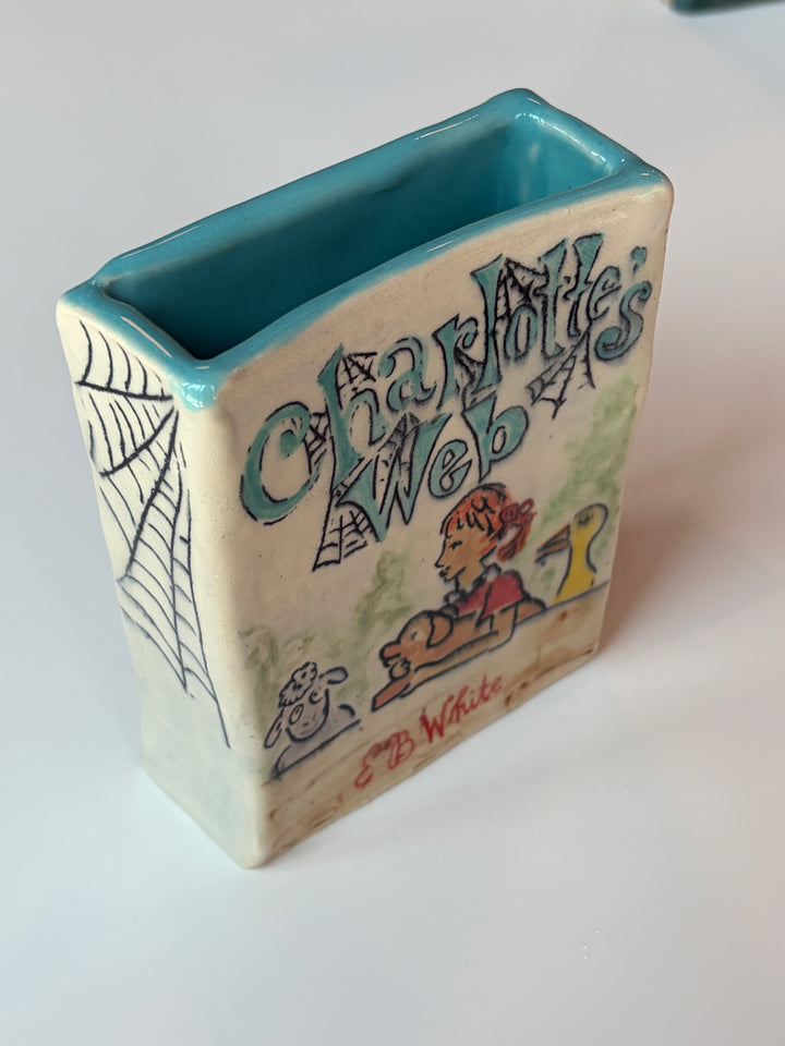 Charlotte's Web Book Vase