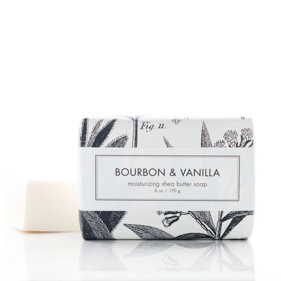 Bourbon &amp; Vanilla Shea Butter Soap - Bath Bar