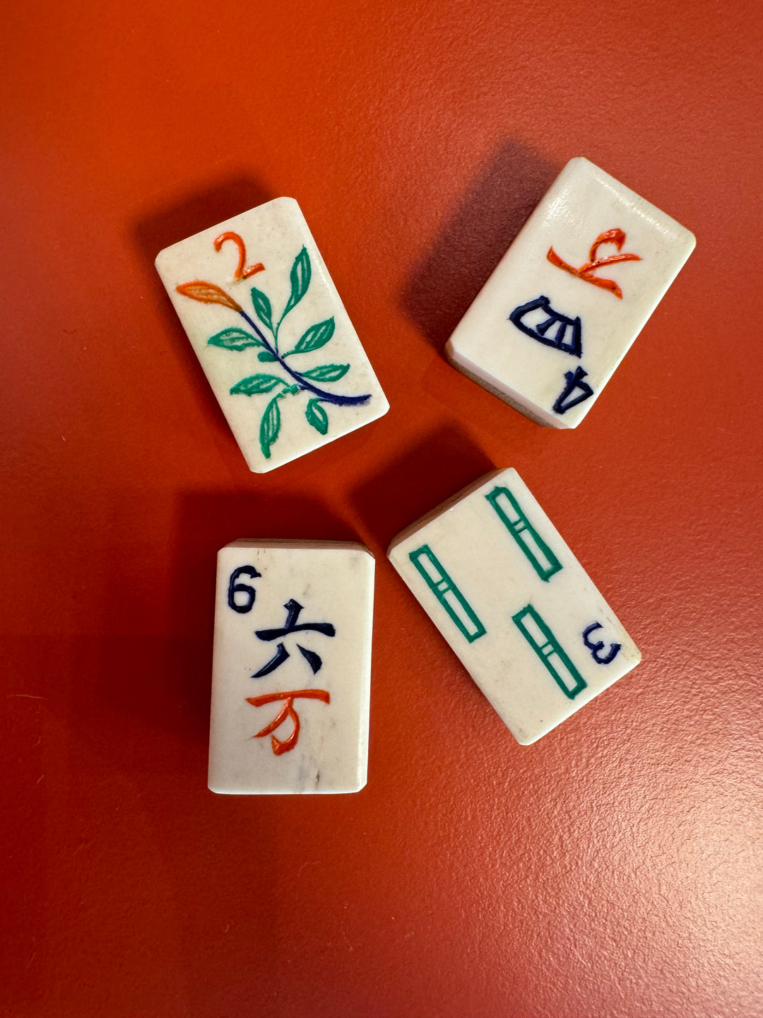 Vintage Mahjong Tiles