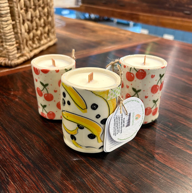 KT Wells Ceramic Candle Cups