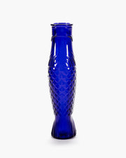 Bottle Cobalt Blue Fish & Fish