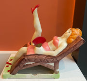 1940's "Naughty Nodder" Vintage Ash Tray