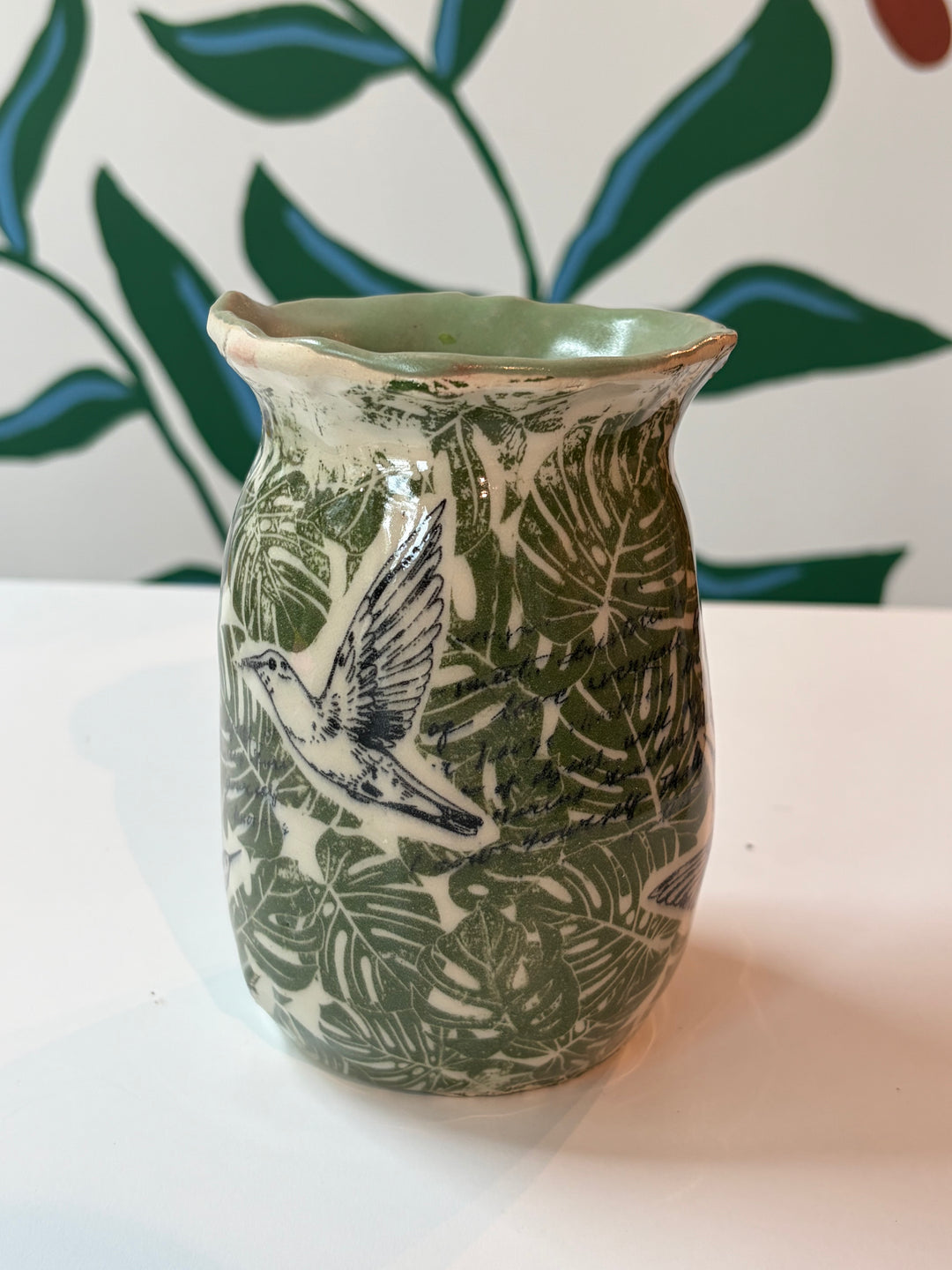 Birds of Paradise Vase