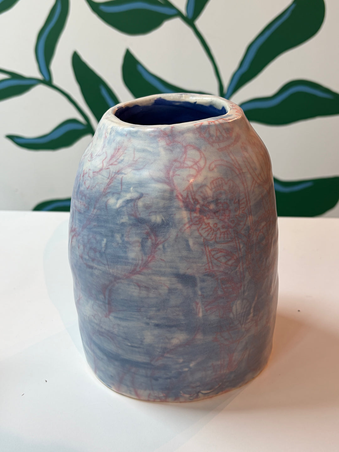 Foggy Florals Vase