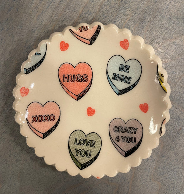 KT Wells Conversation Heart Trinket Dish