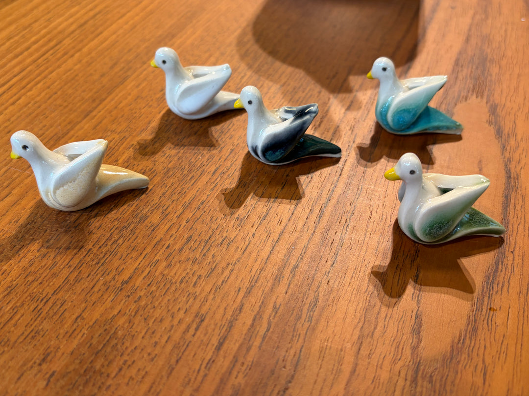 Mini Porcelain Pigeons