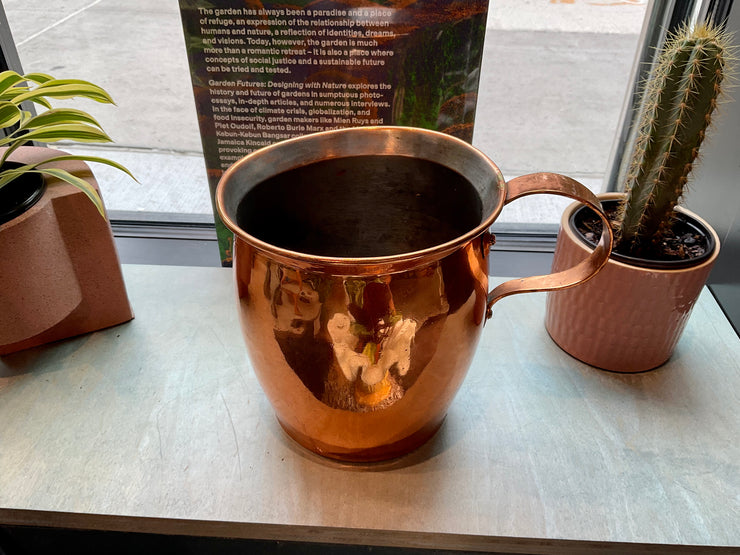 Copper Pitcher Planter