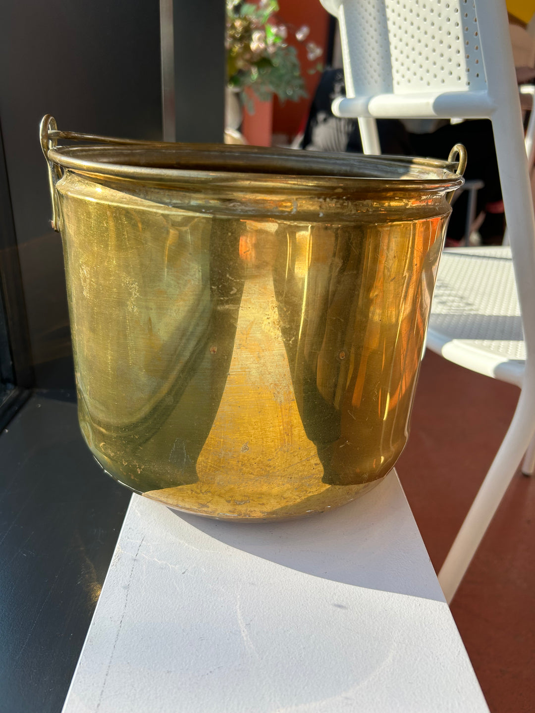 Vintage Bronze Ice Bucket