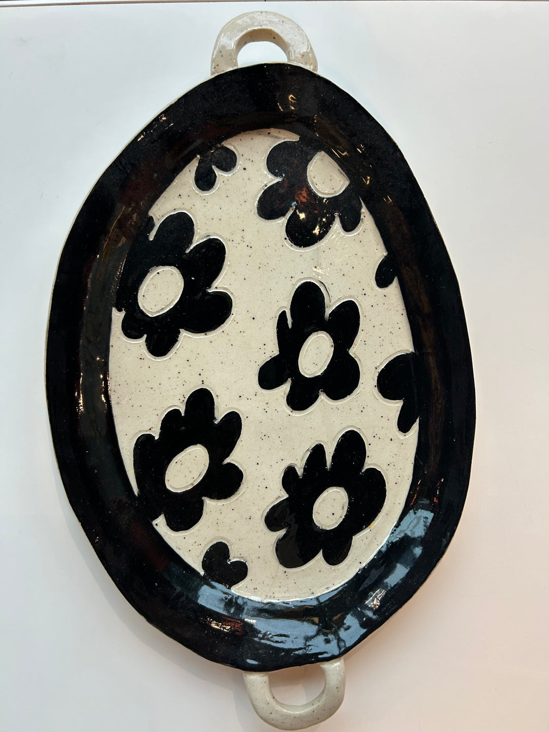 Dini Dixon Black and White Platter