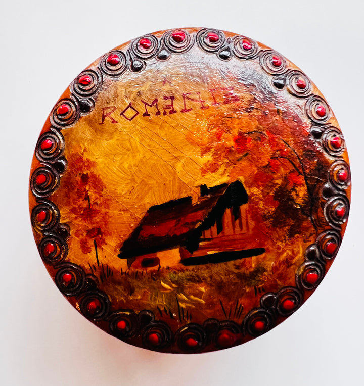 Vintage Romanian Trinket Box