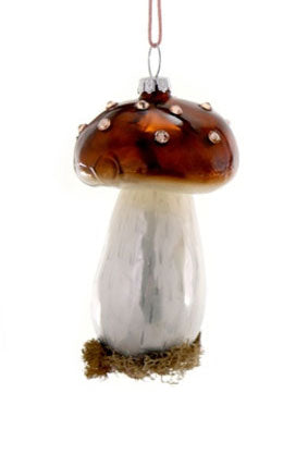 Bolete Mossy Bottom Fat Mushroom Ornament