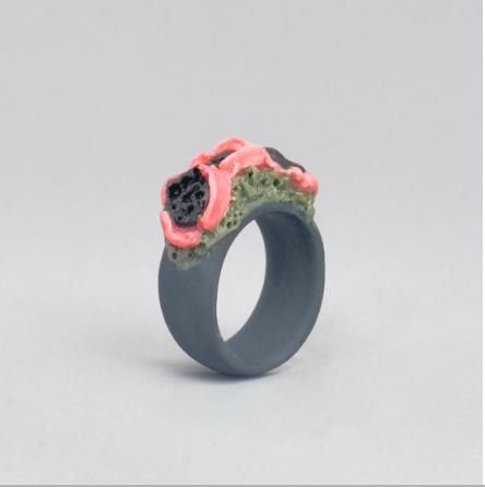 POPPY FIELDS PORCELAIN RING