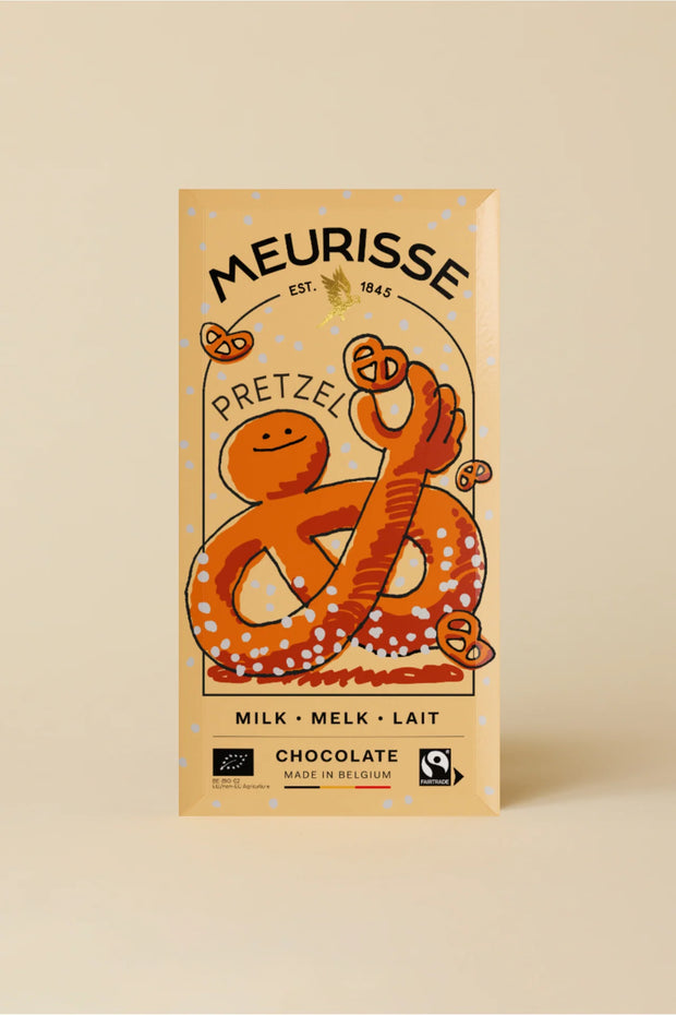 Milk Chocolate with Pretzels