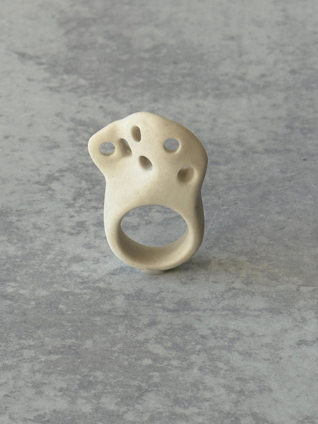 White Coral Ring