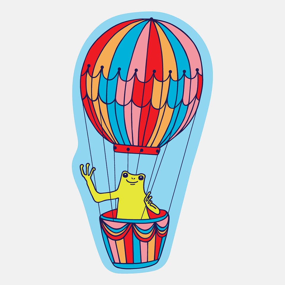 Balloon Froggy Sticker