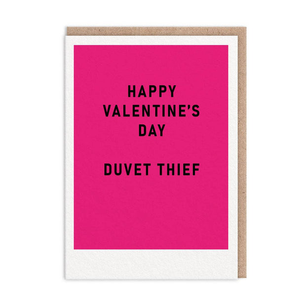 Duvet Thief Valentine's Day Card