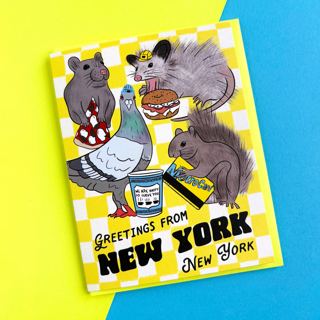 Greetings from New York Card