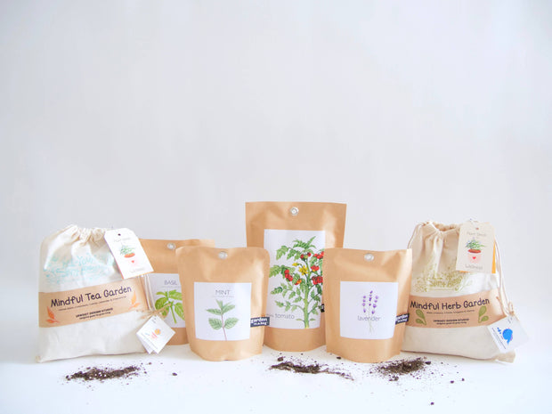 "Get Growing" Mindful Garden in a Bag Kit: Basil