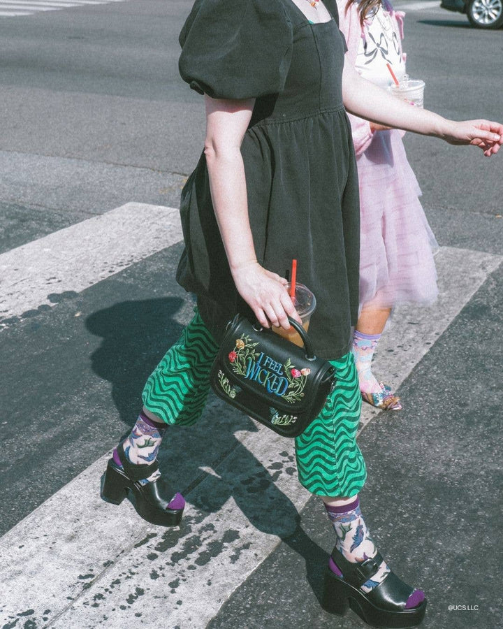 Wicked Elphaba's Power Shimmer Sheer Crew Sock