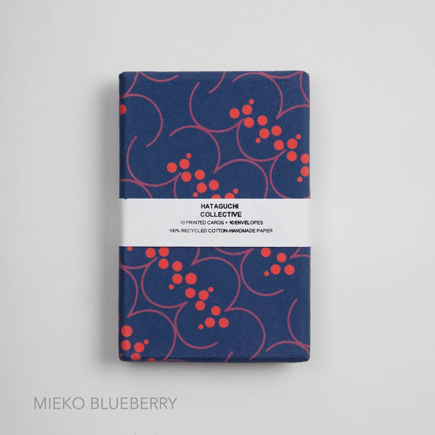 Greeting Card Set in Box: MIEKO FLOWER ORANGE