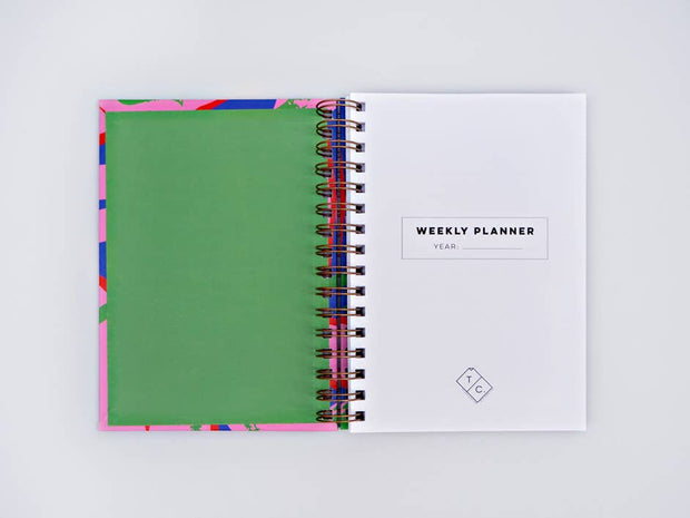 Capri Hard Cover Undated Weekly Planner