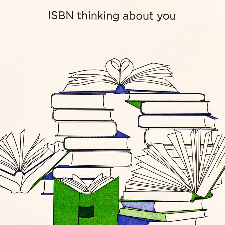 ISBN - Letterpress Funny Love Card