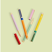 Colorblock Cap Pen: Set of 4