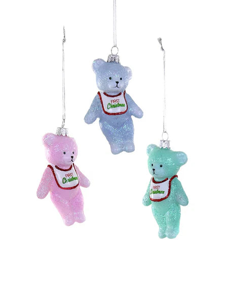 Baby's 1st Christmas Bear Ornaments!