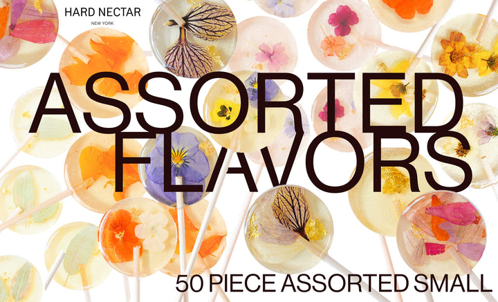 Hard Nectar Edible Flower Lollipops