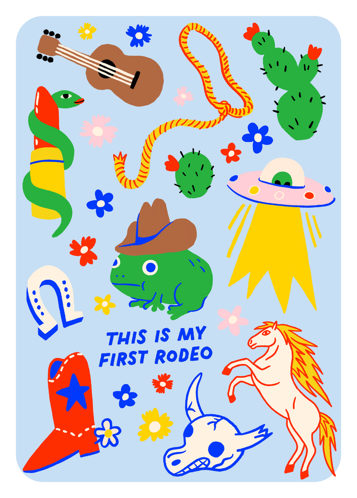 First Rodeo Iron On Sheet Set