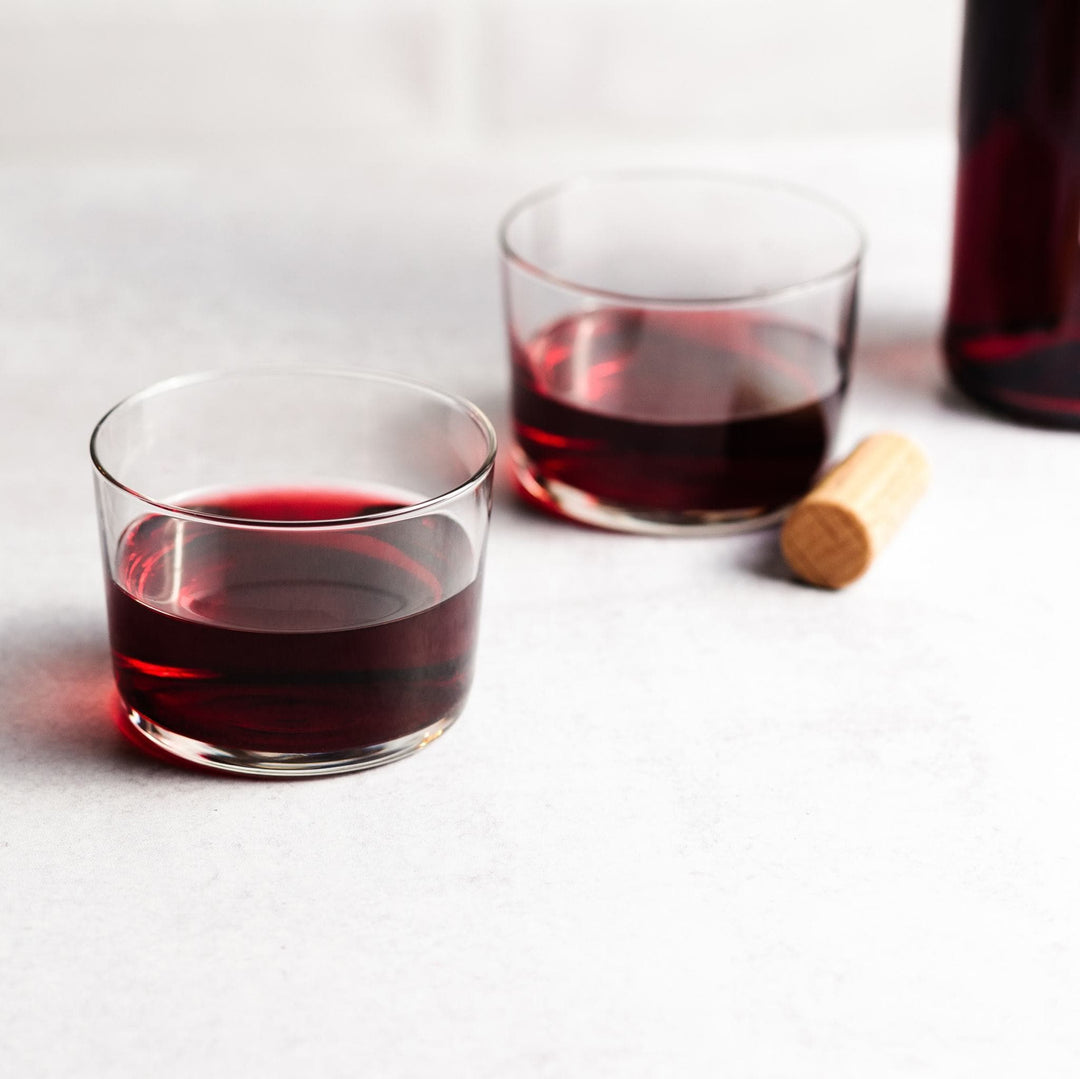 Libbey Café Petite Rocks Glasses, 7.75-ounce, Set of 4