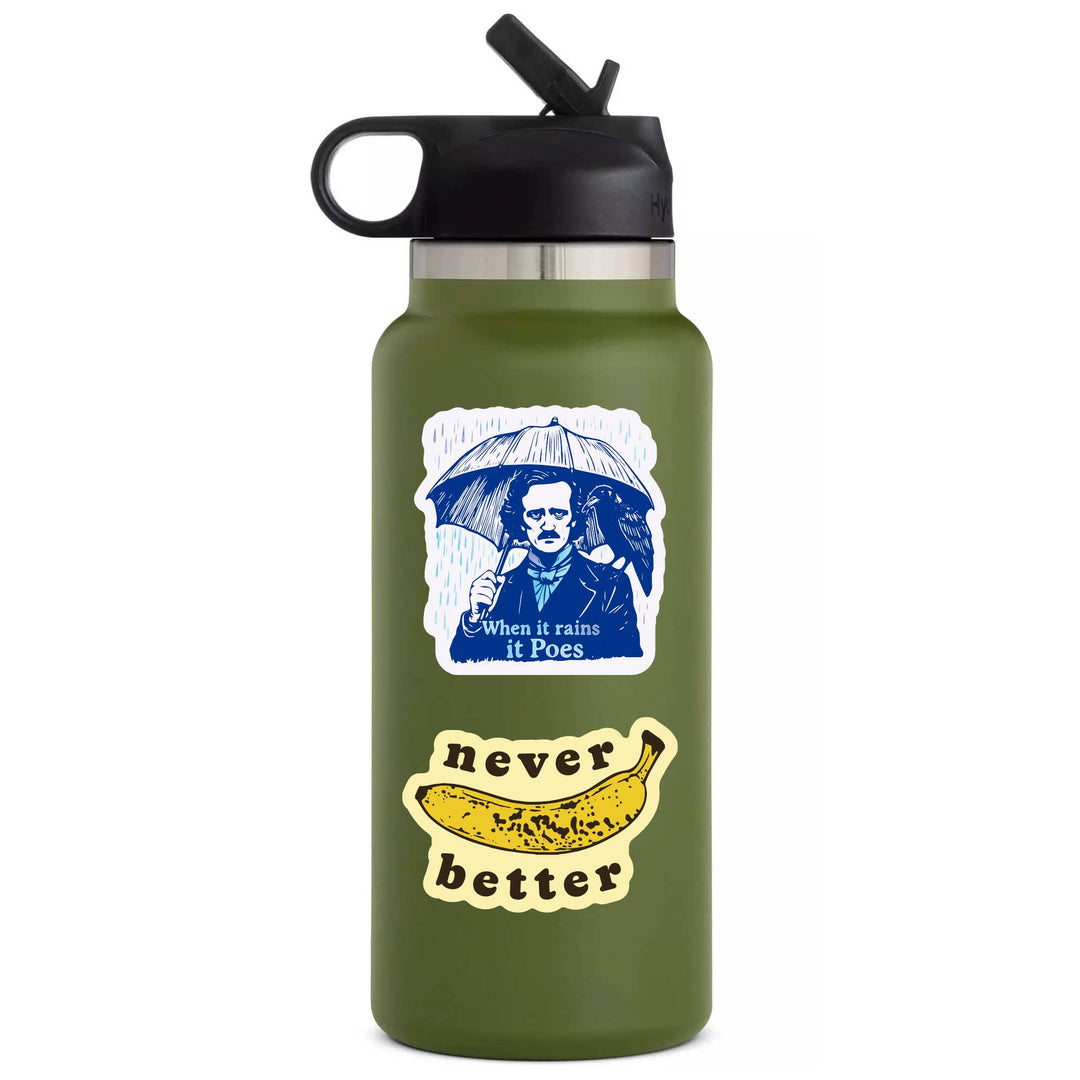 Literature Book Funny Quote Poe High Quality Vinyl Sticker