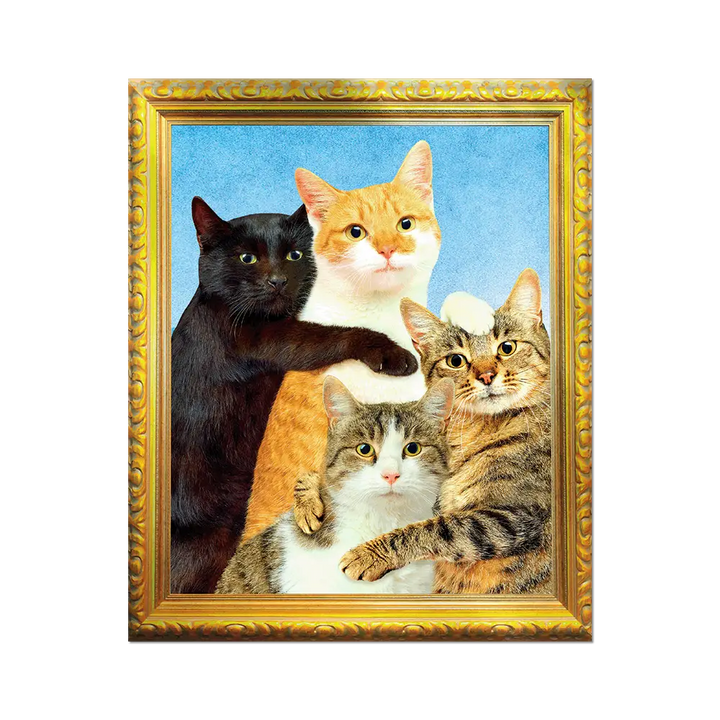 Kitty Family by Toiletpaper - Die-Cut Sticker