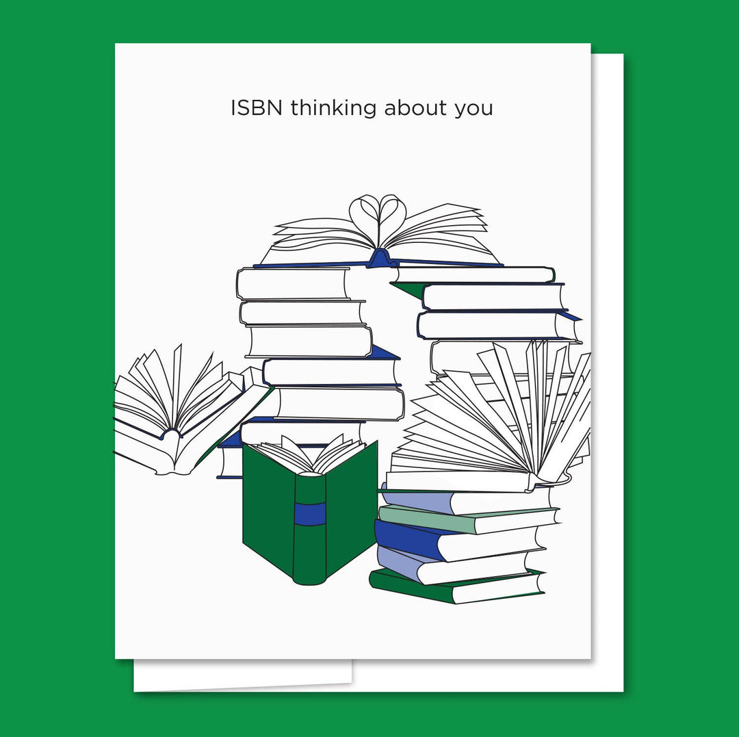ISBN - Letterpress Funny Love Card