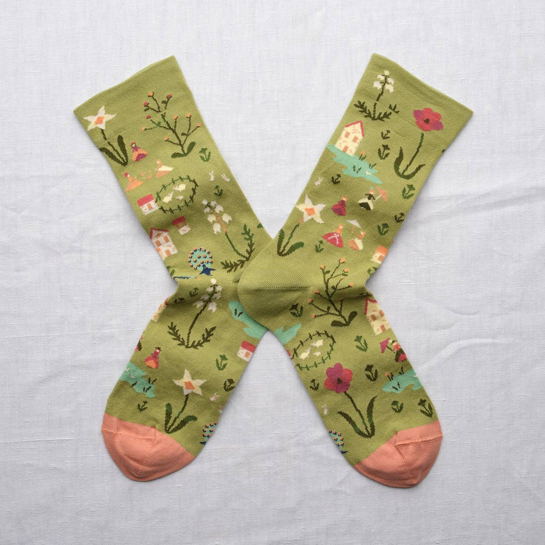Sock Semi Moss