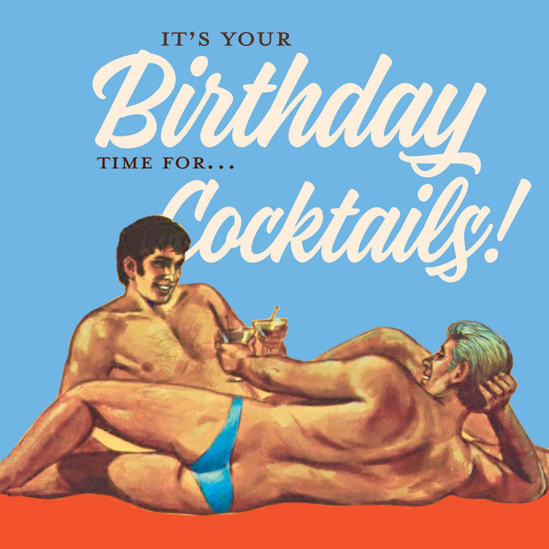 Birthday Cocktails Card