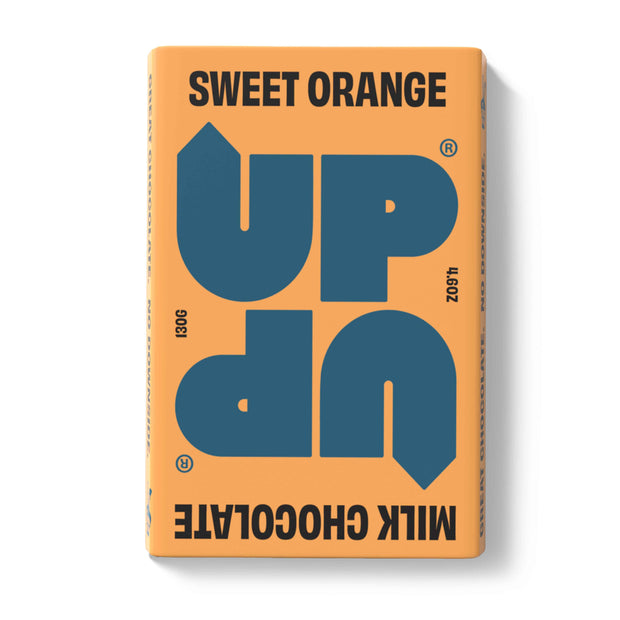 UP & UP Chocolate: Sweet Orange Milk Chocolate Bar