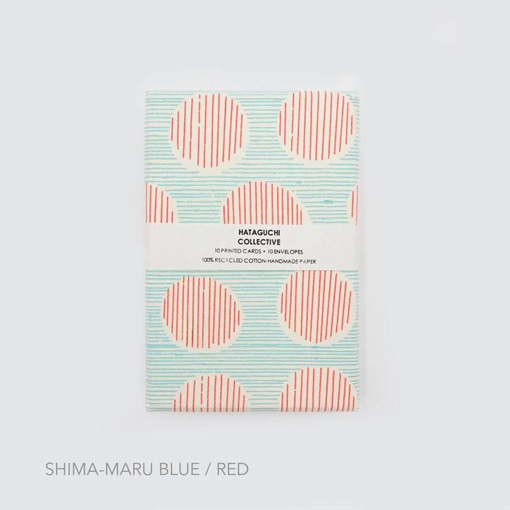 Greeting Card Set in Box: SHIMA-MARU GREY x GOLD