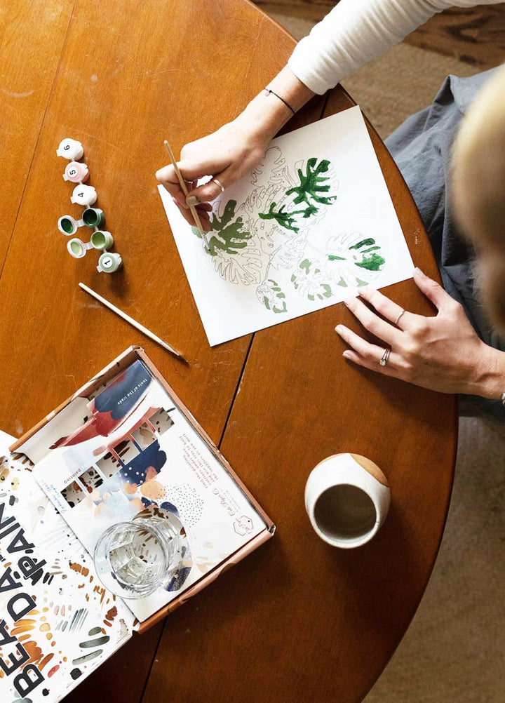 Hydrangea Garden Paint-By-Numbers kit