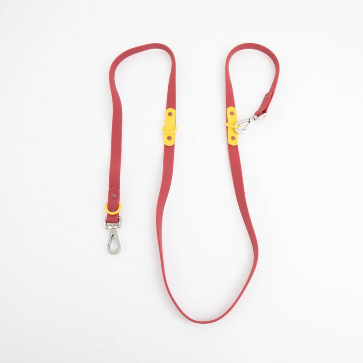 The Fritz Leash: Small / cherry