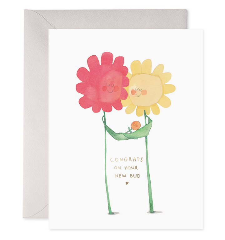 New Bud Baby Greeting Card