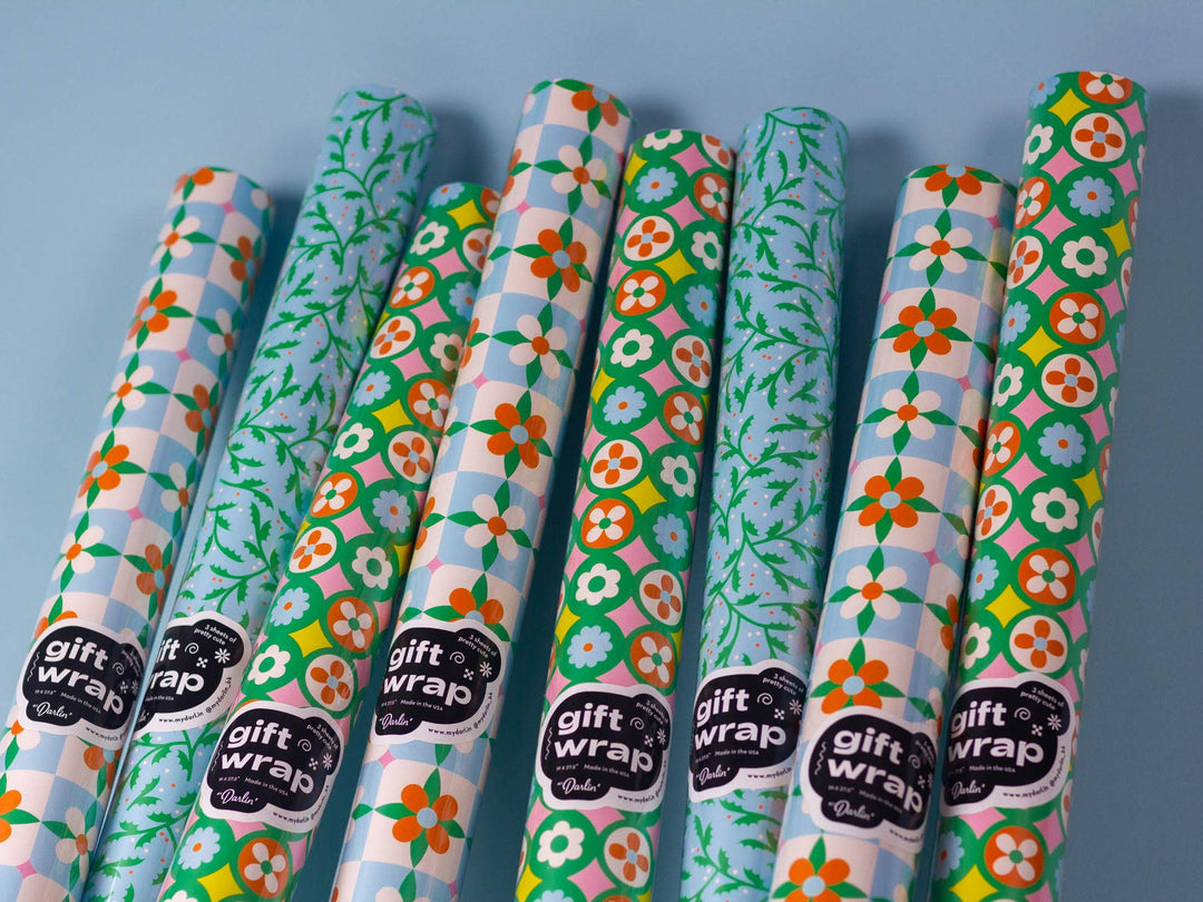 Holly &amp; Berries &amp; Christmas Gift Wrap Sheets or Roll